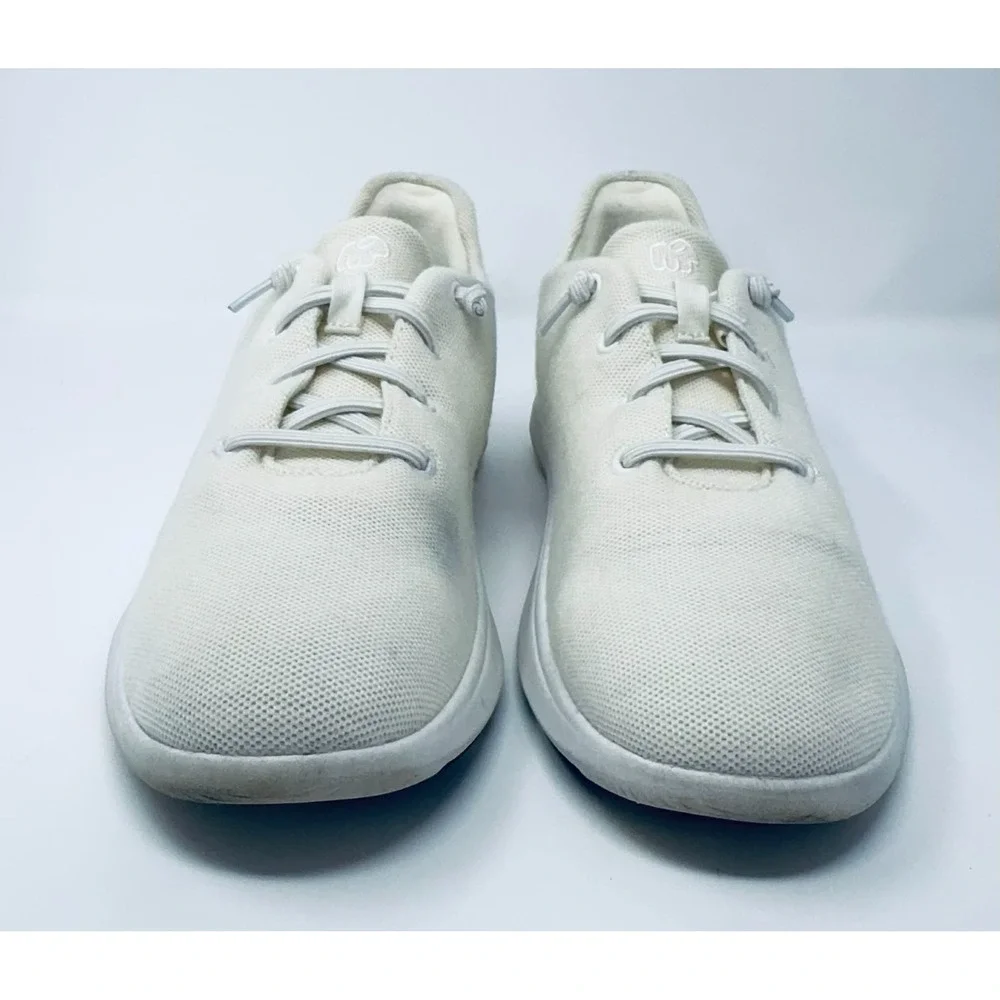 Merinos Australian Lace Up Wool Sneakers‎ Women's Size 9 Cream Comfort Cushion